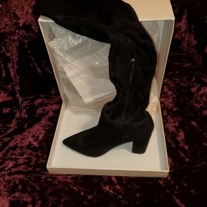New heeled thigh high boots